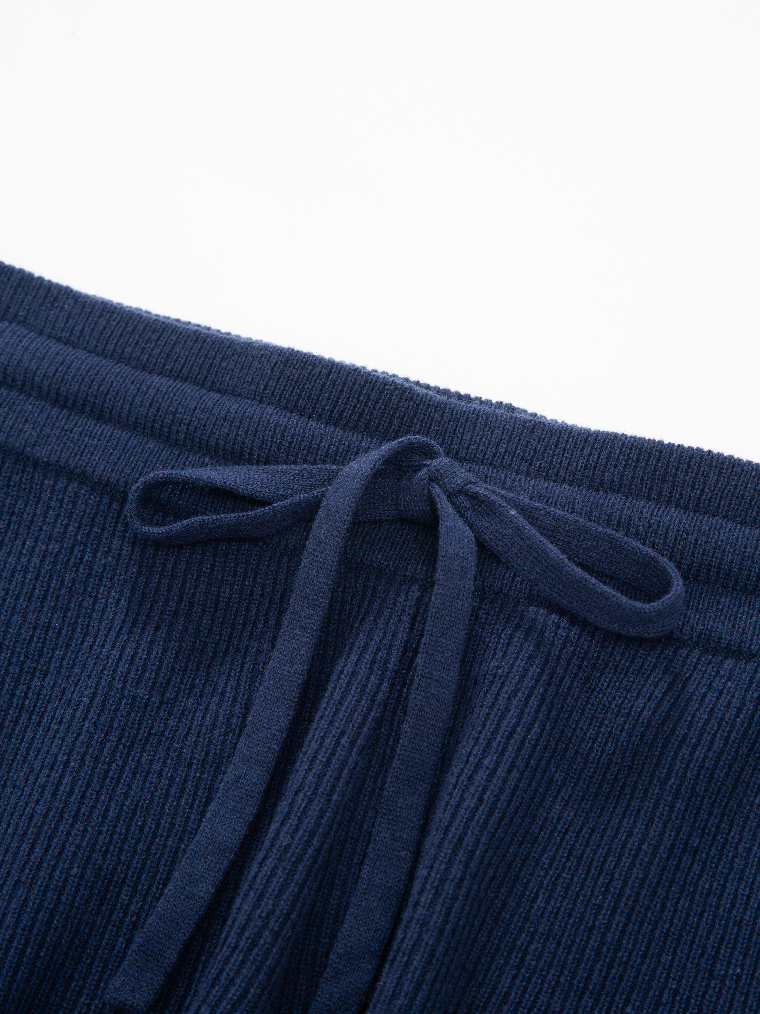 Skudeneshavn Ribbestrikket Shorts  Blue ink