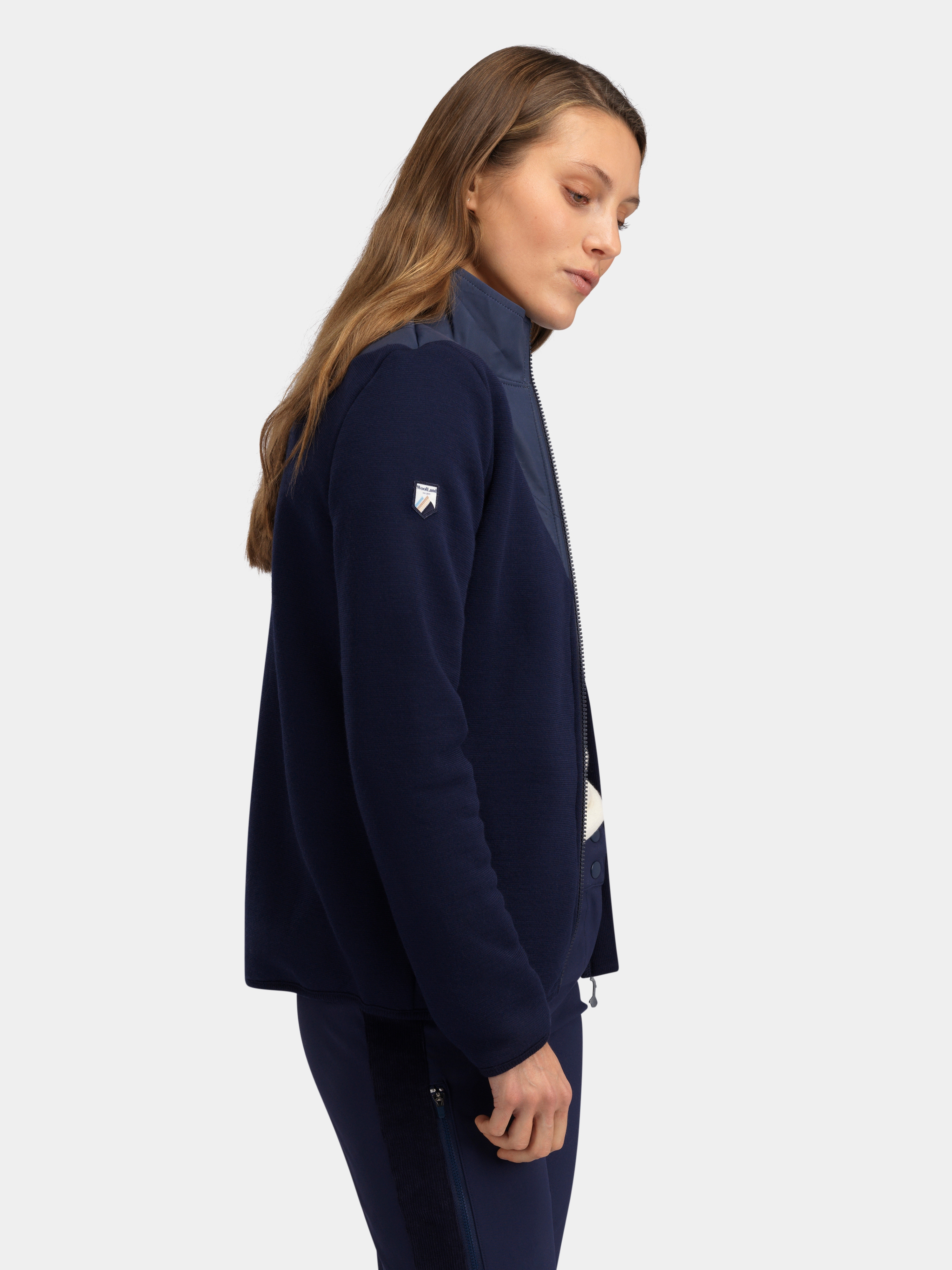 Sogndal Wool Fleece Jacket Blue Ink