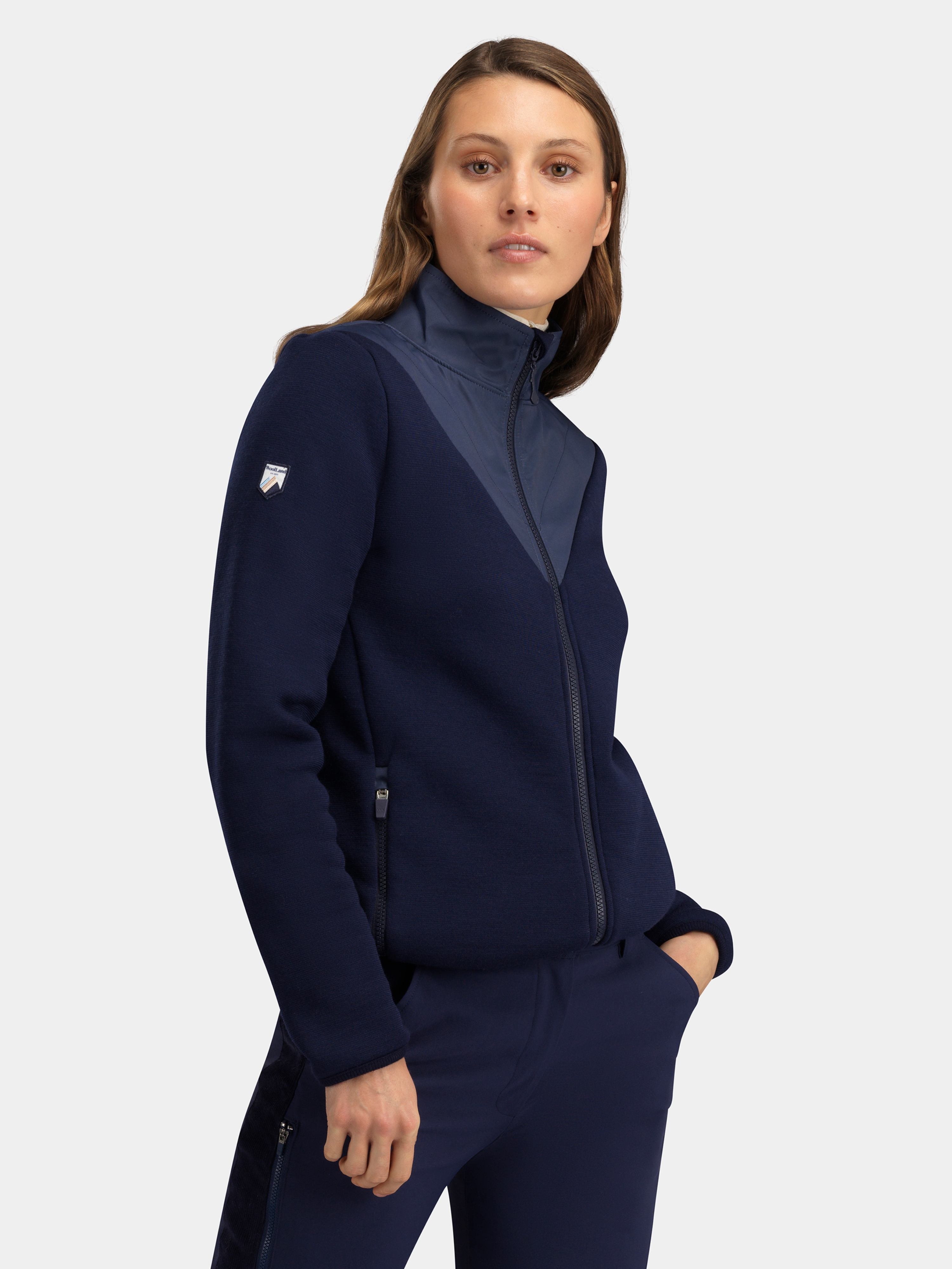Sogndal Wool Fleece Jacket Blue Ink