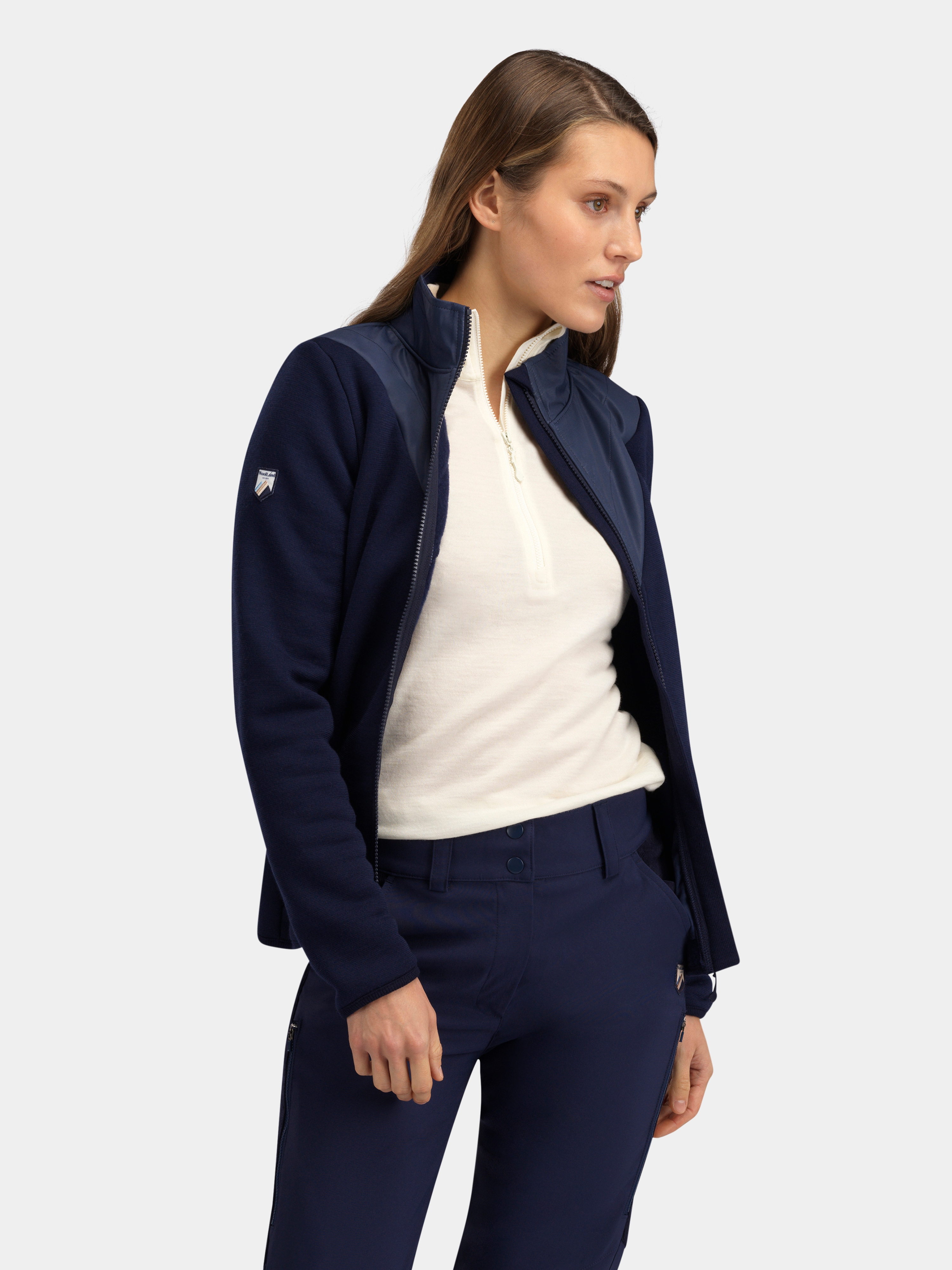 Sogndal Wool Fleece Jacket Blue Ink