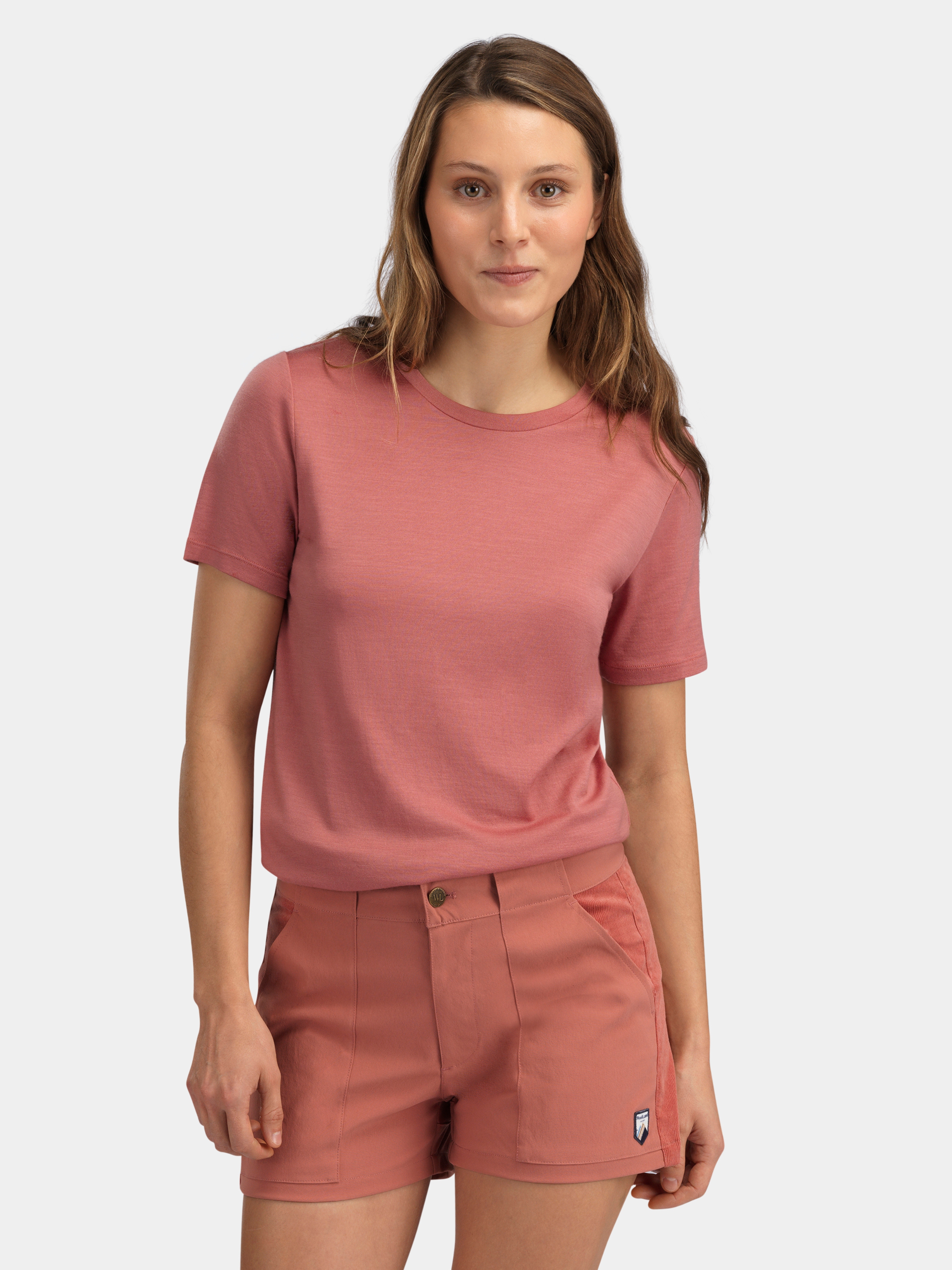Romsdalseggen Courderoy Shorts  Burned Rose