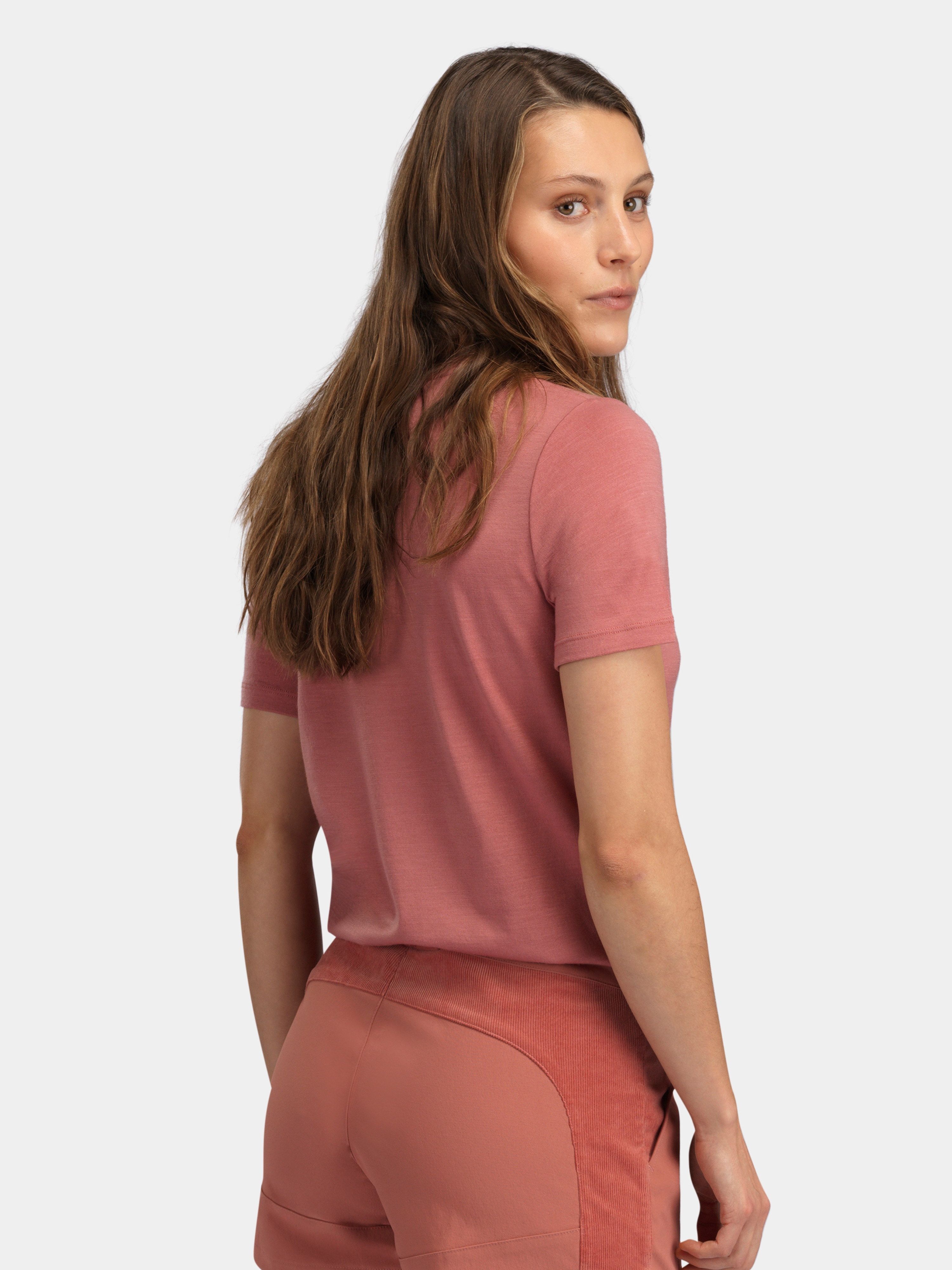 Tuva Ull T-skjorte Burned Rose