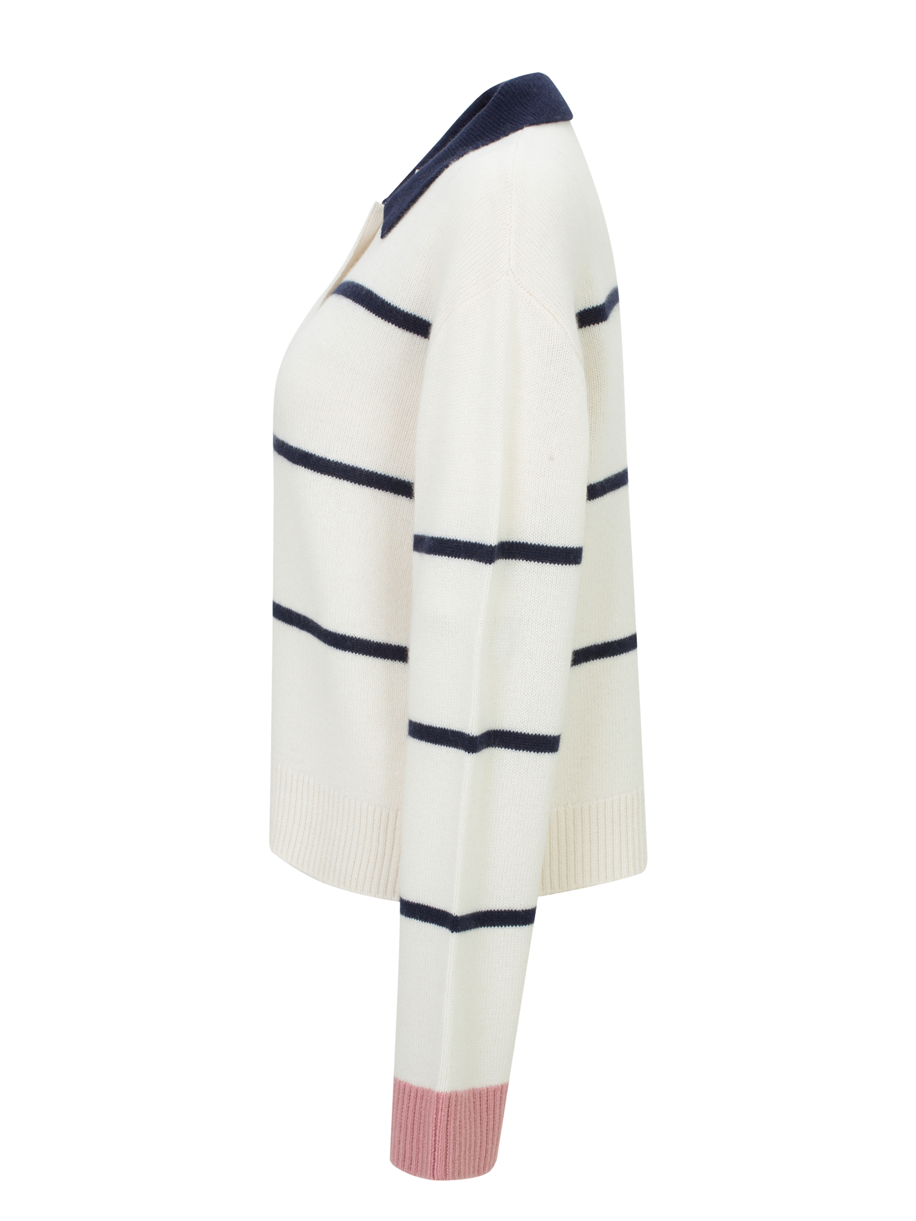 Visbretinden Strikkegenser White