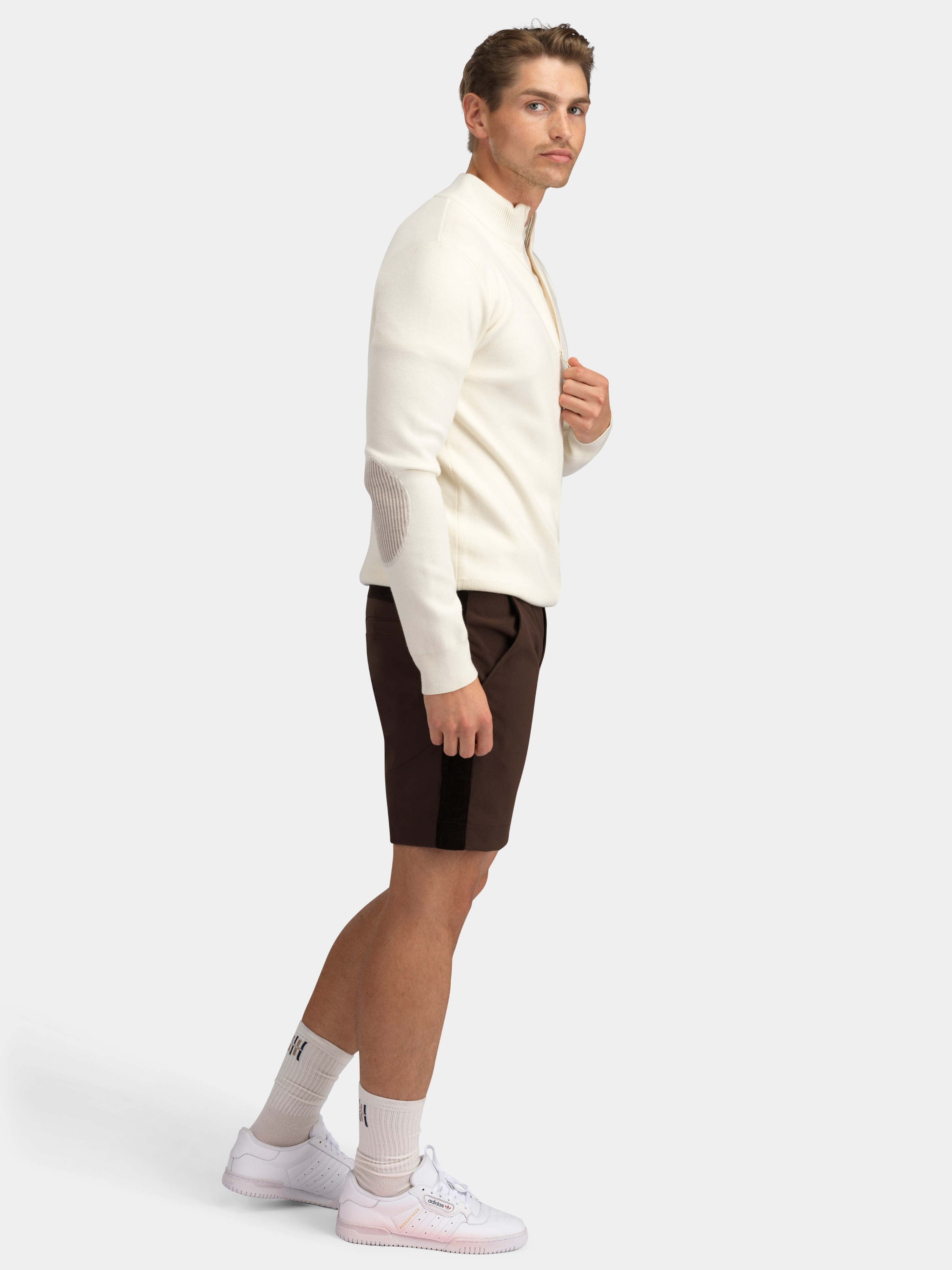 Hemsedal Knitted Jacket Man Snow White