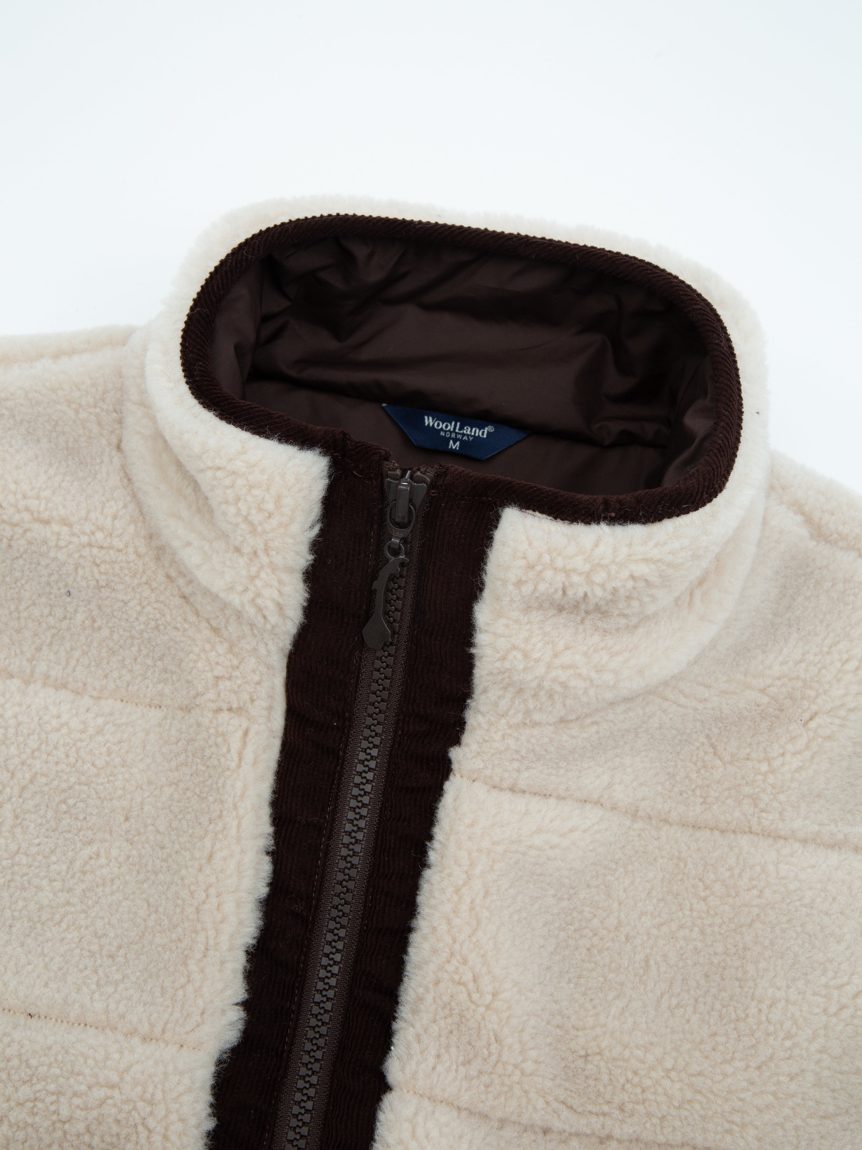 Nusfjord Fleece Vest  Sheep With Brown