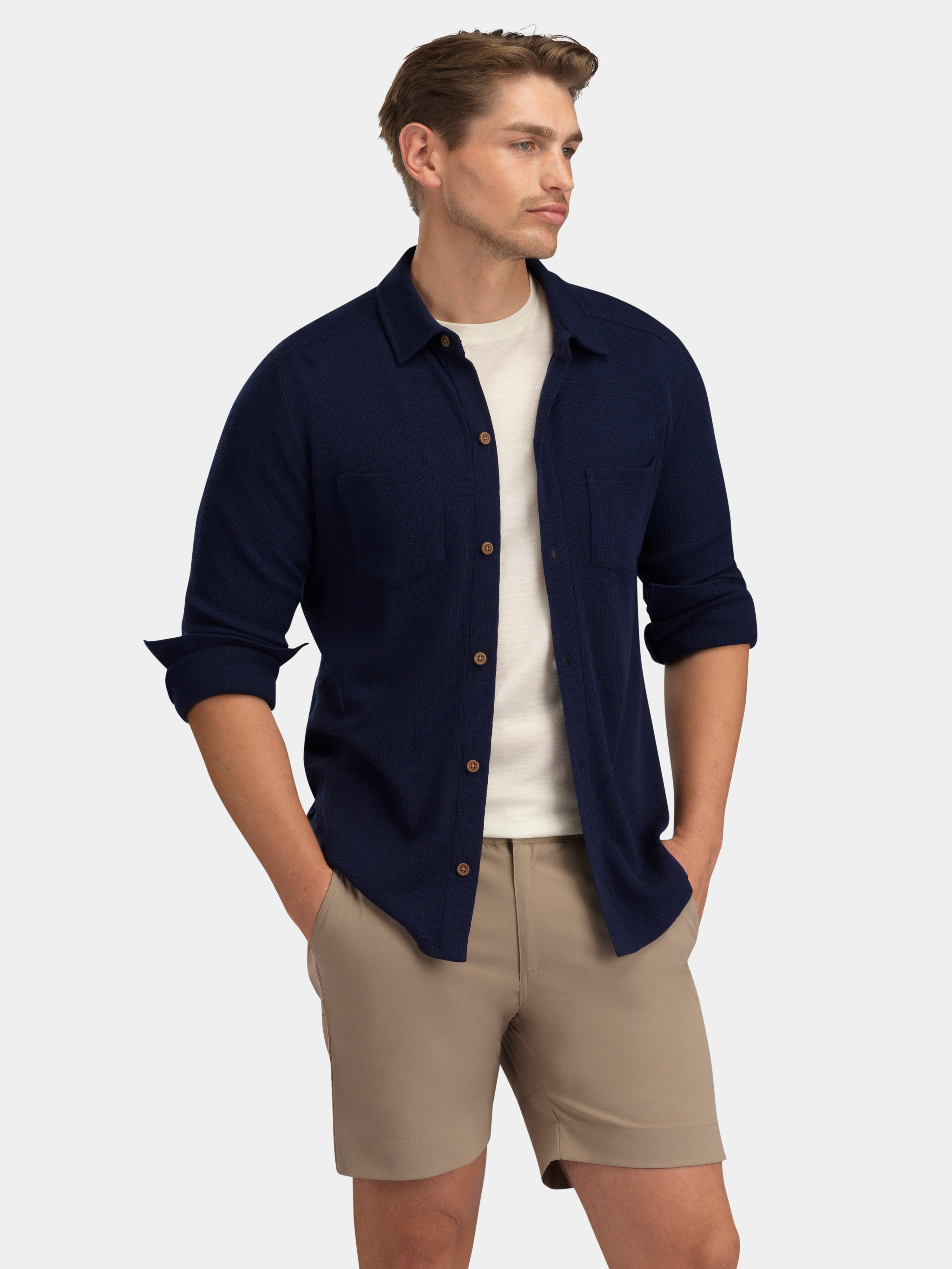 Romsdalseggen Courderoy Shorts Driftwood