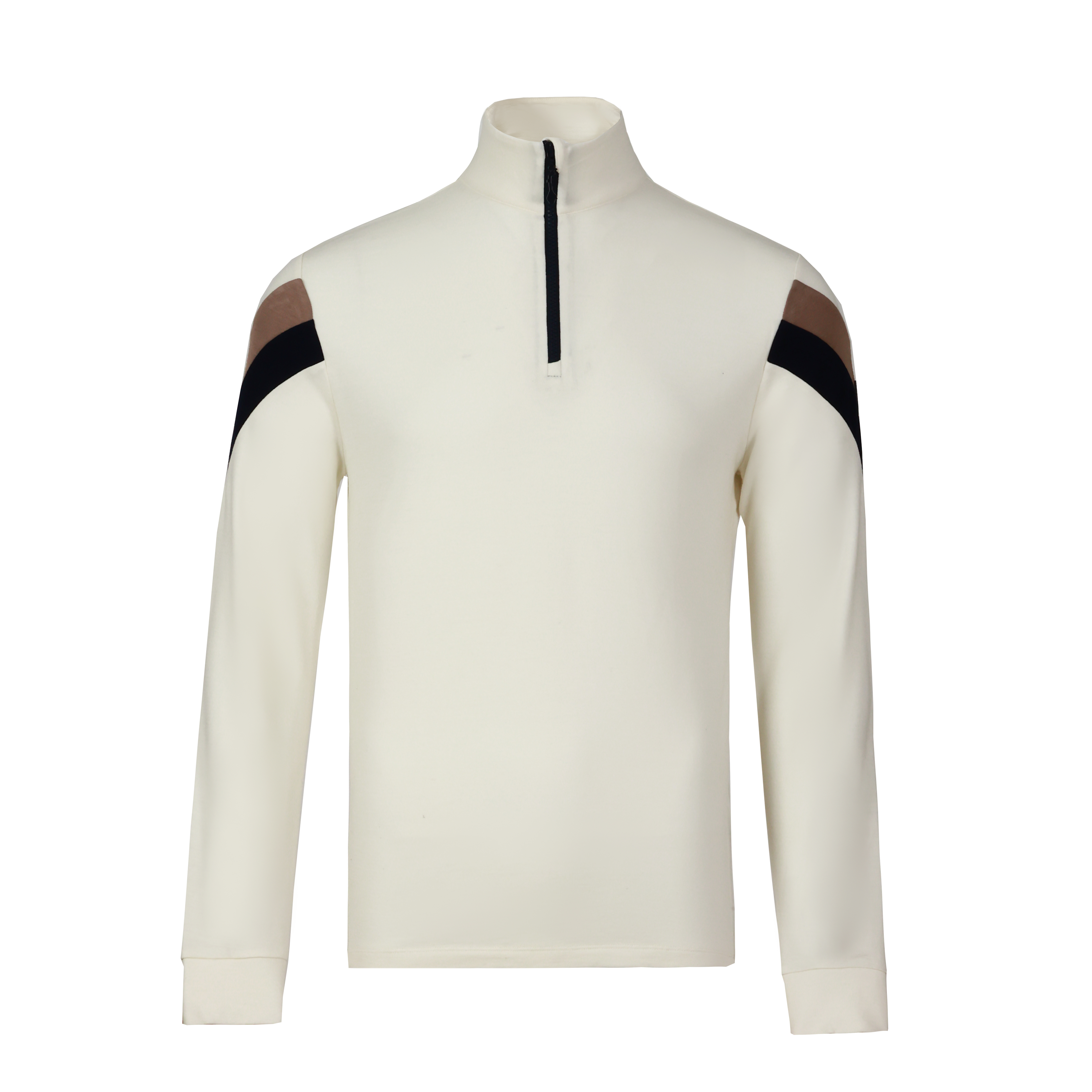 Suleskar Half-Zip Ulltrøye  Snow White and Driftwood