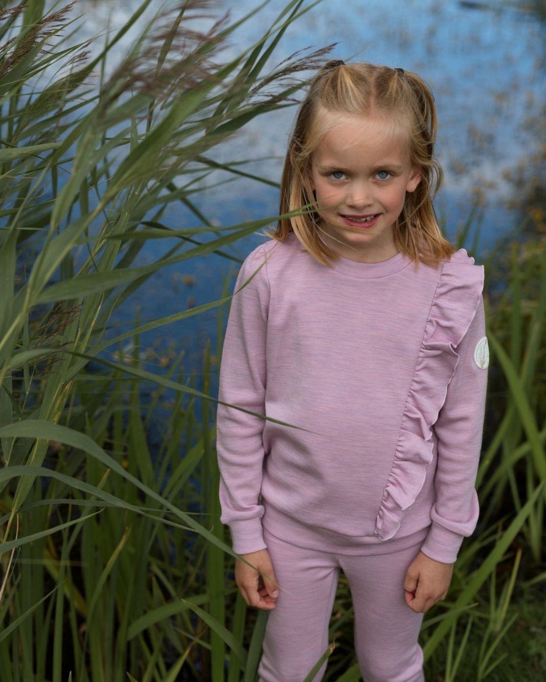 Eidsfjord Sweater Girl Light Pink Melange