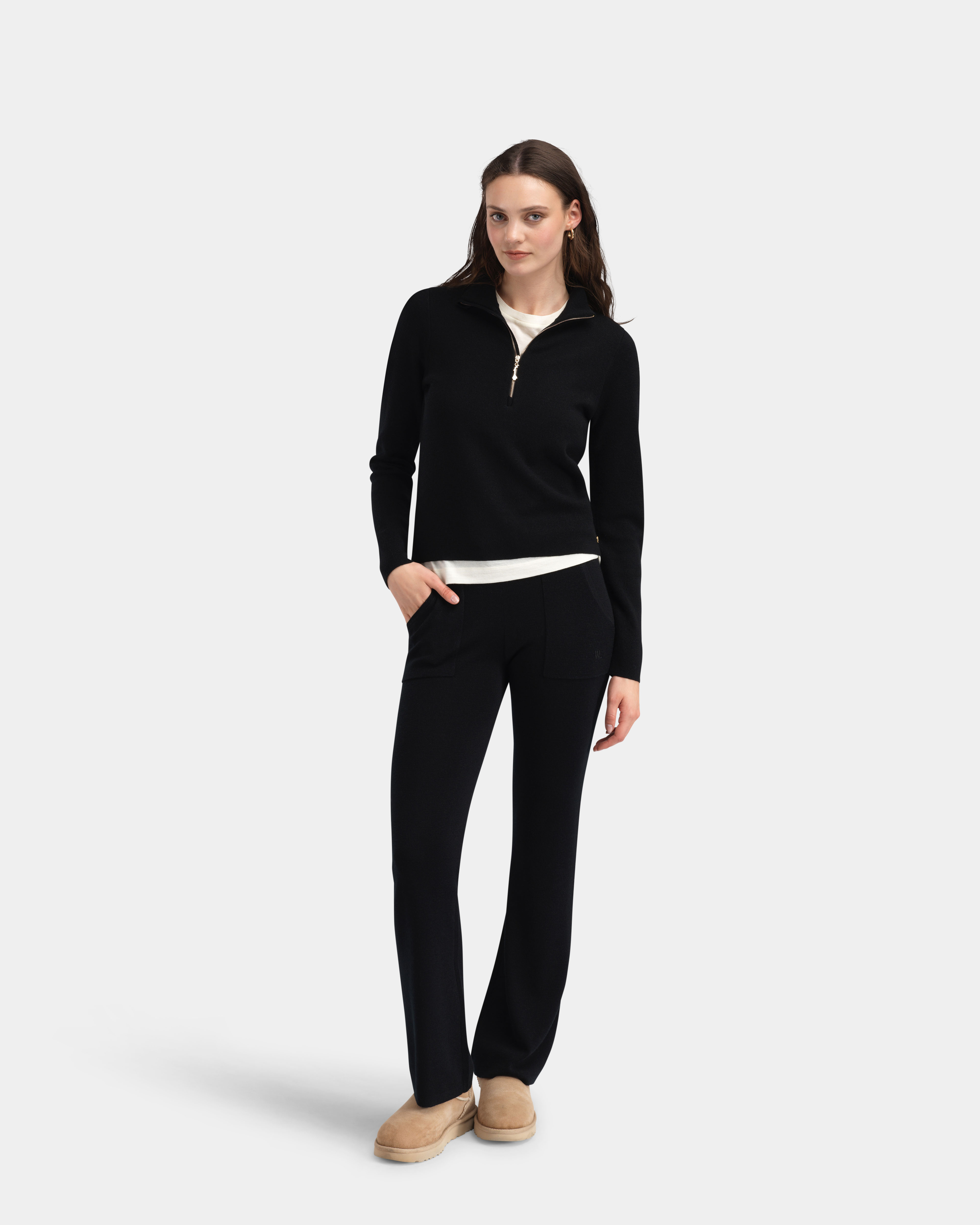 Himmeltinden Knitted Top  Black