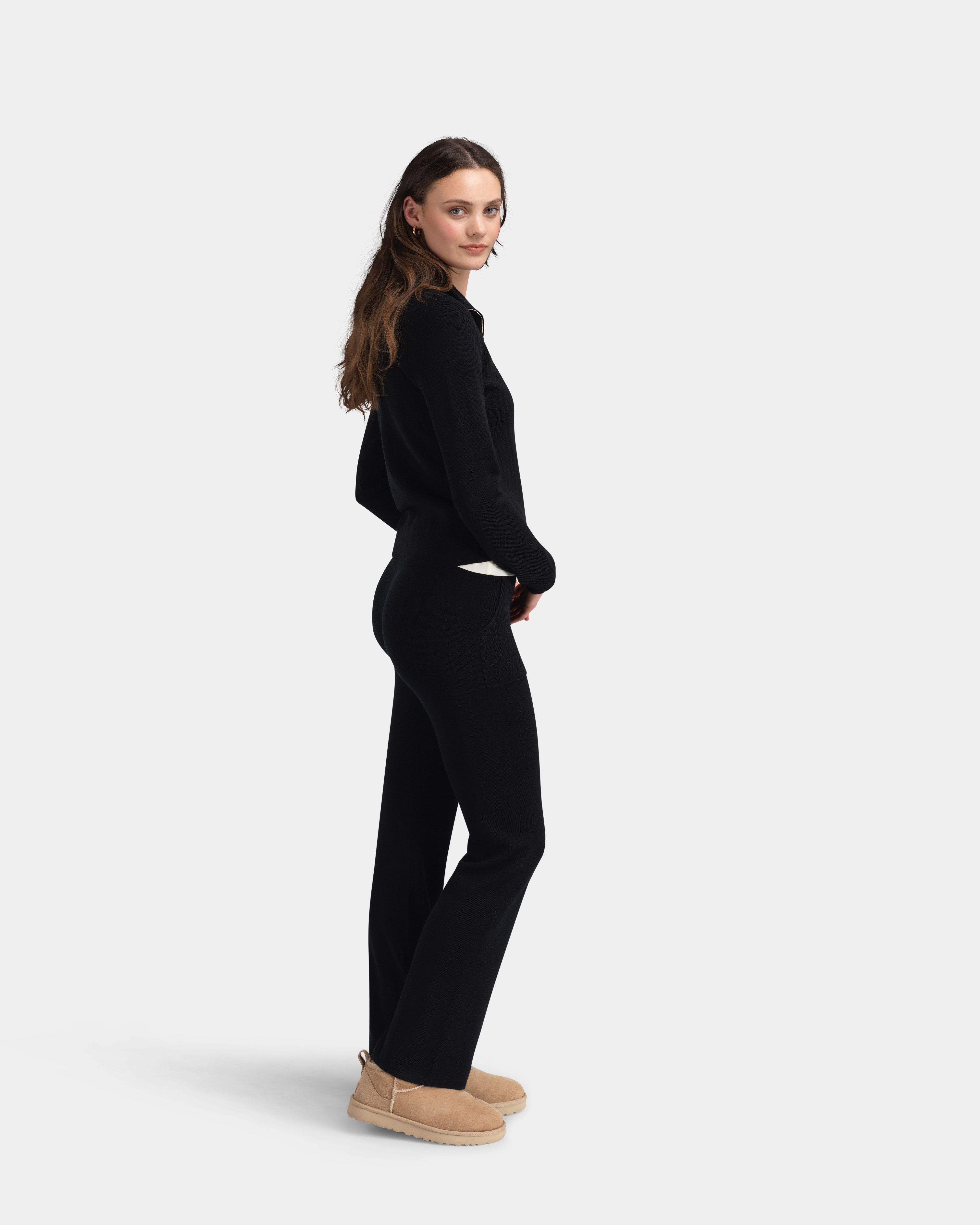 Himmeltinden Knitted Top  Black