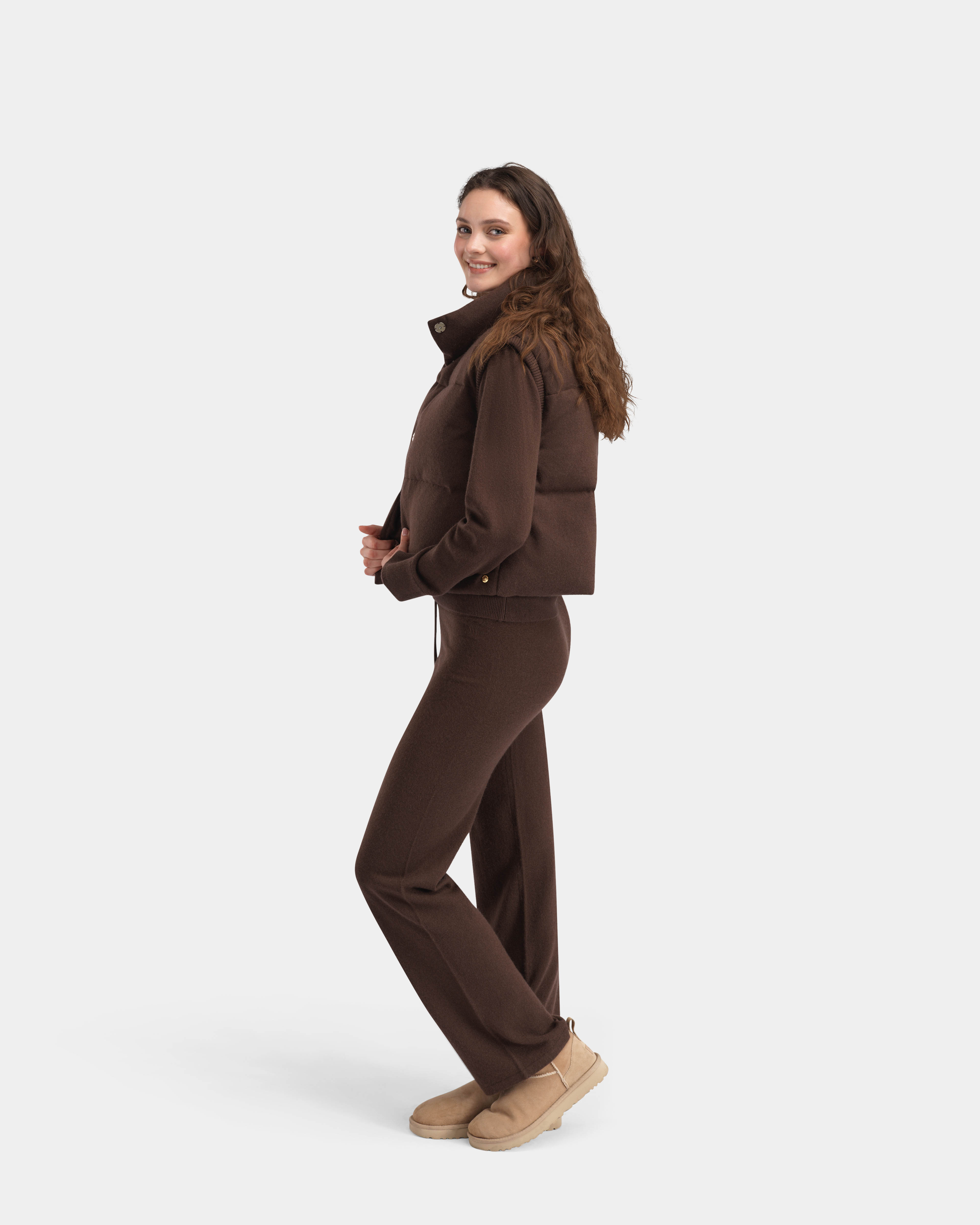 Loftet Cashmere Vest Coffee