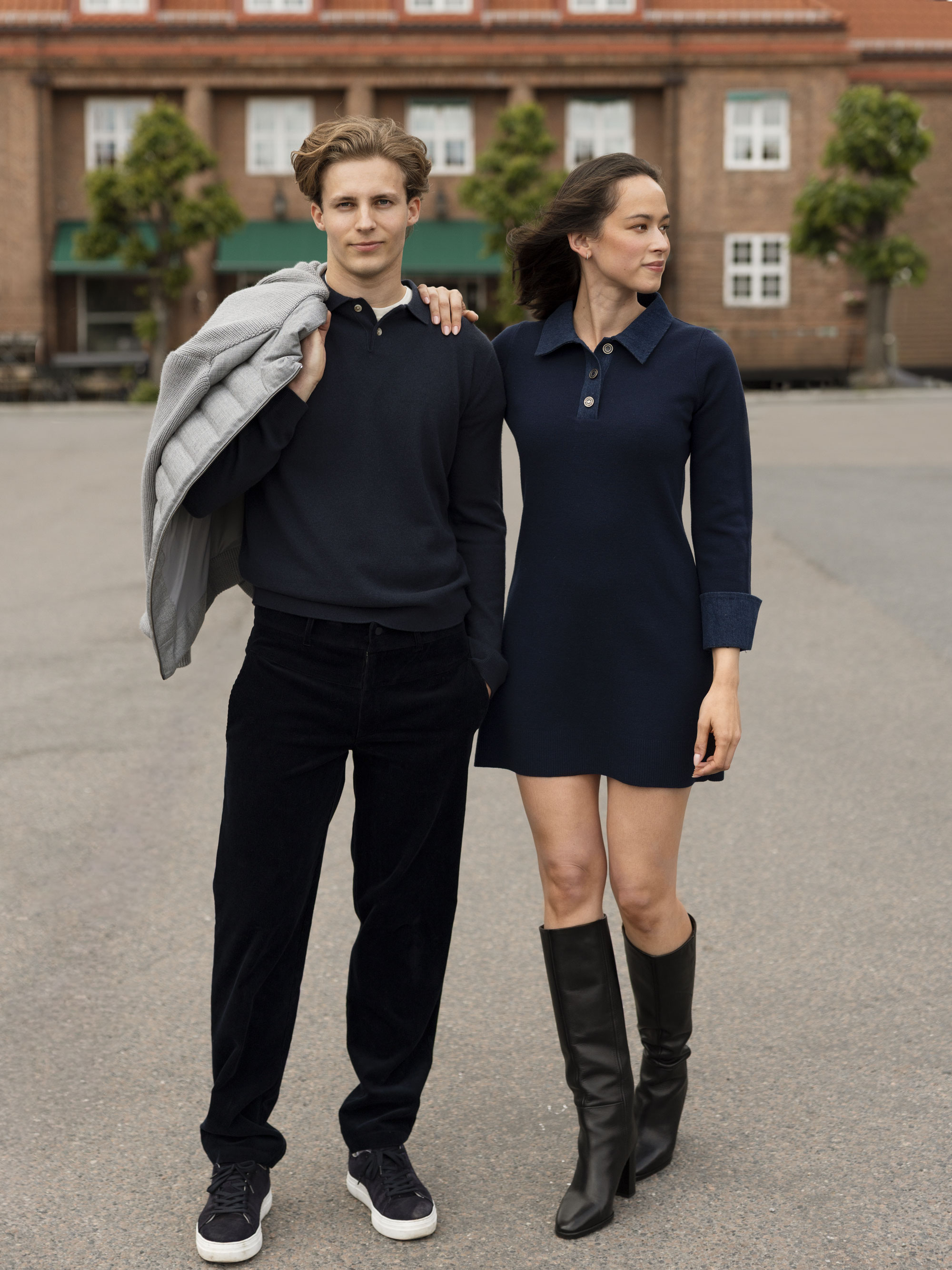Hoffselva Polo Sweater Dark Blue