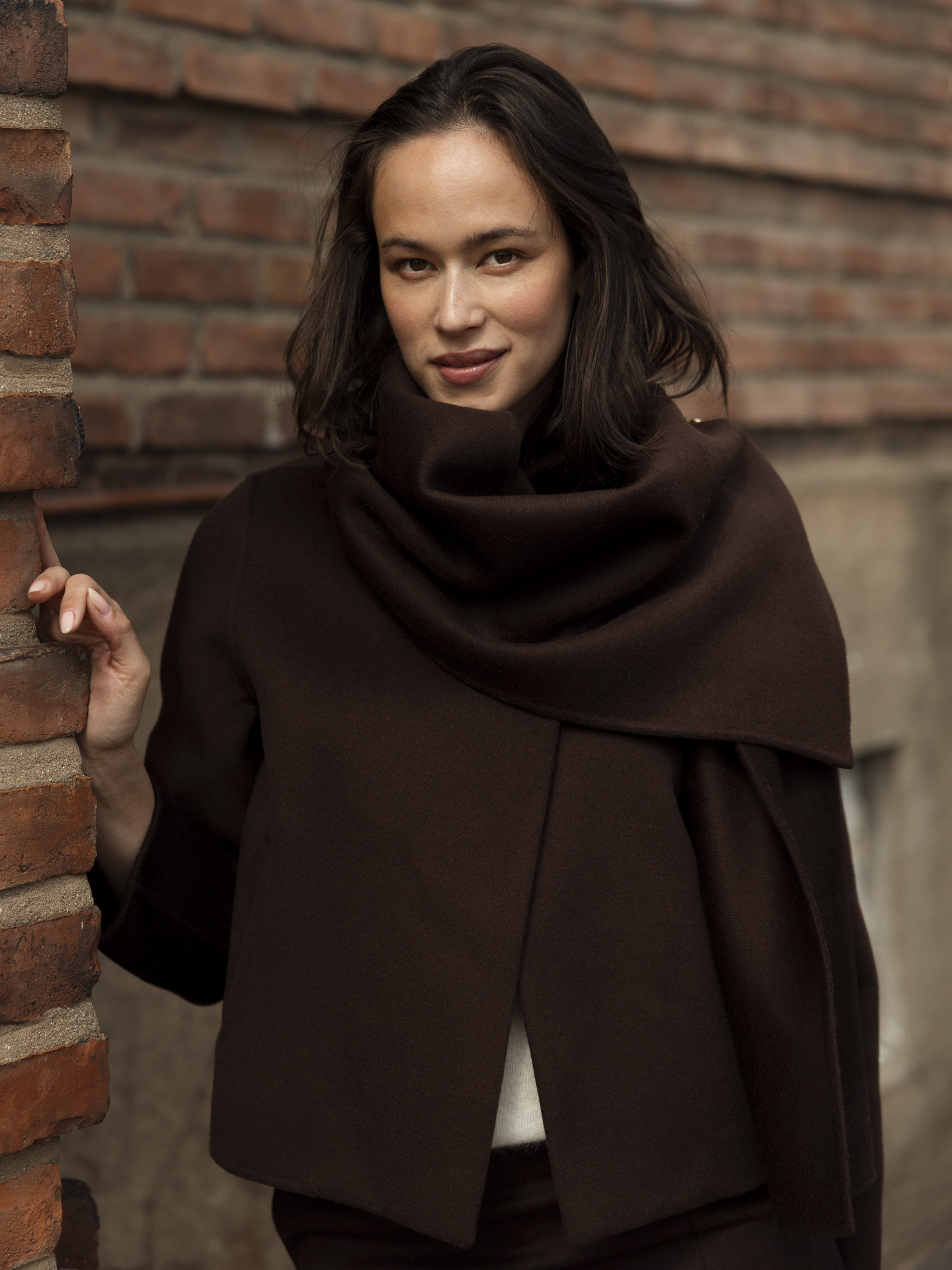 Blåberg Jacket Woman Hot Fudge
