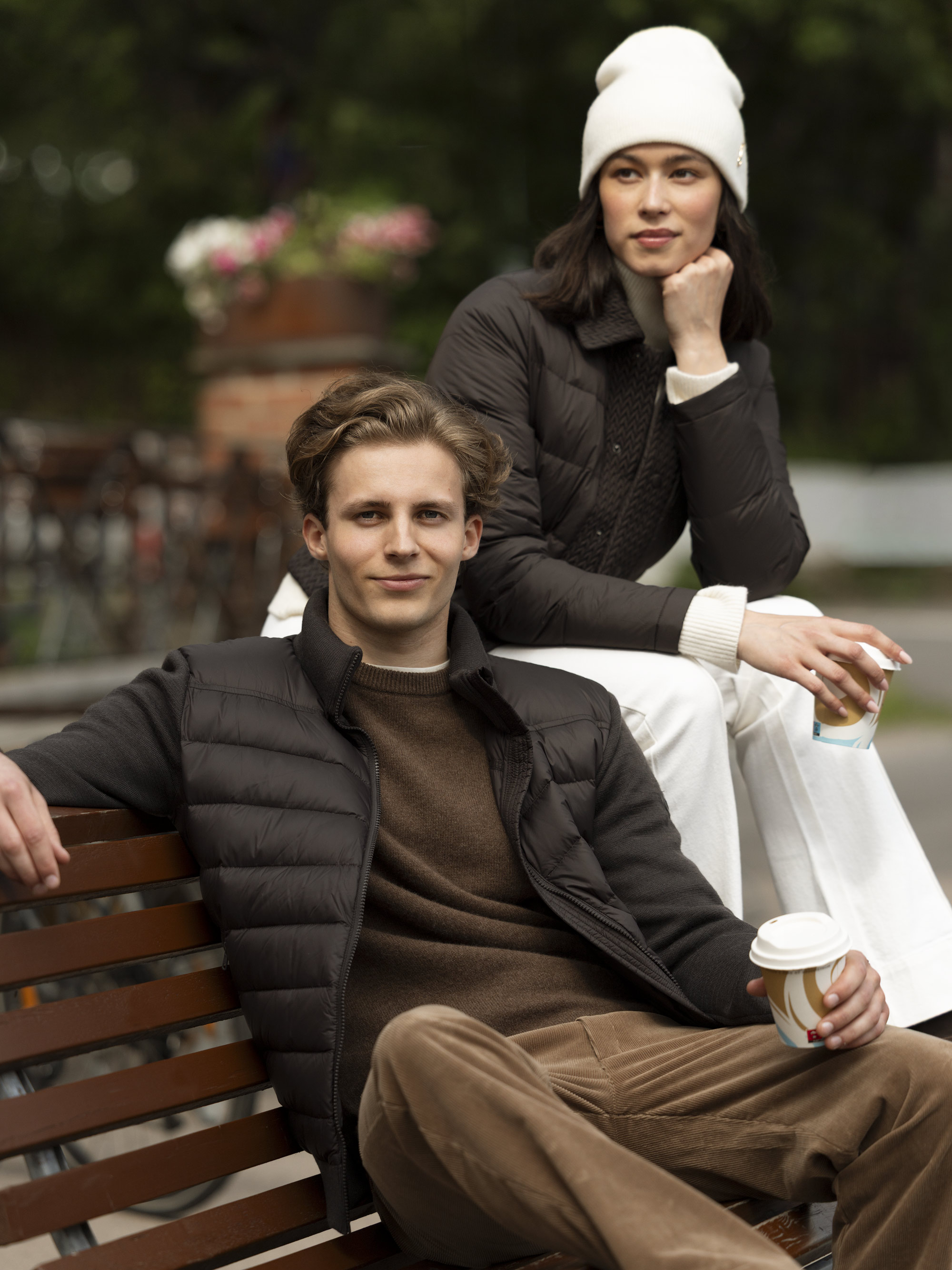 Grønli Cashmere Sweater  Dark Brown Melange