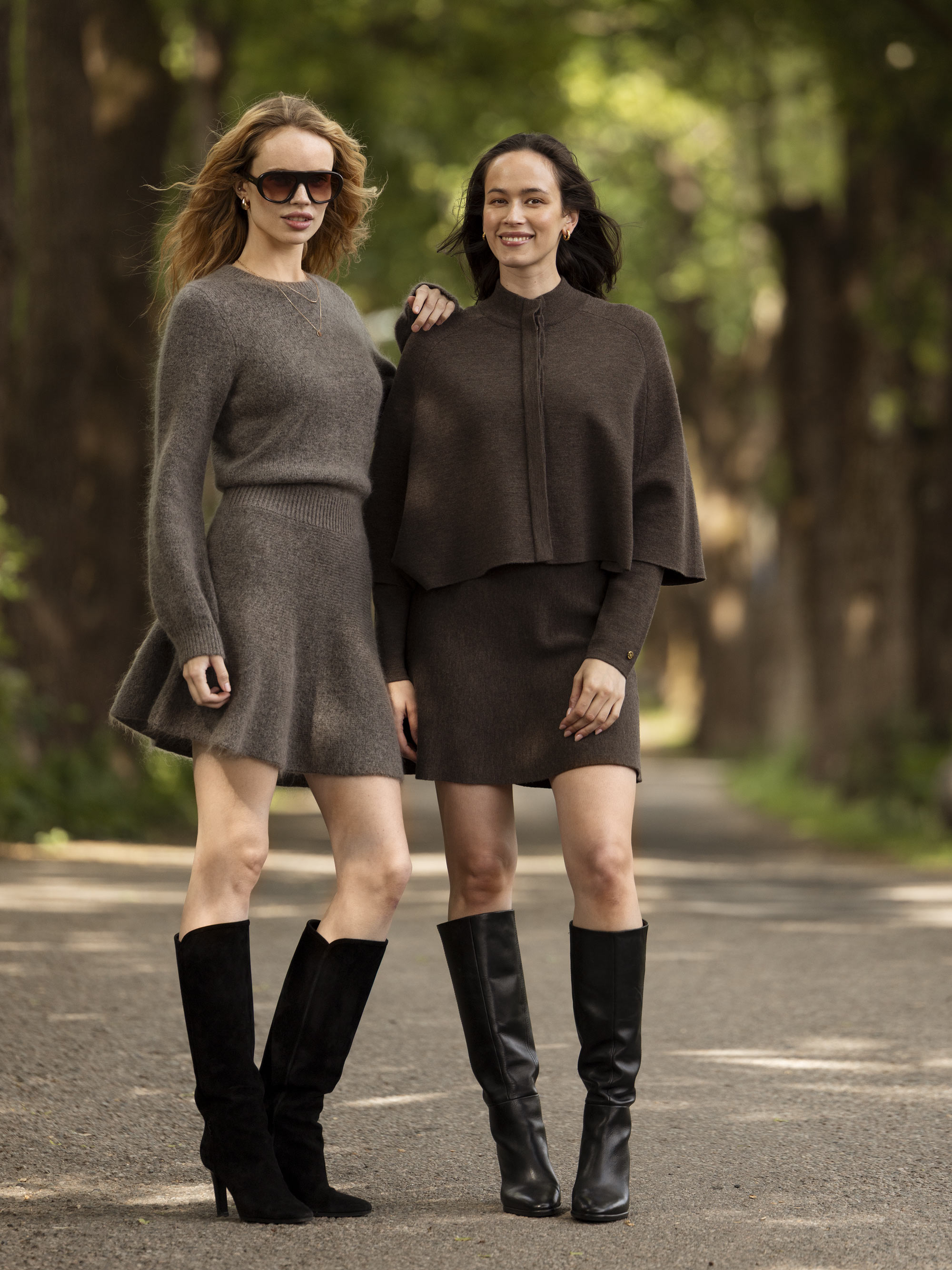 Blåfjell Knitted Dress Taupe