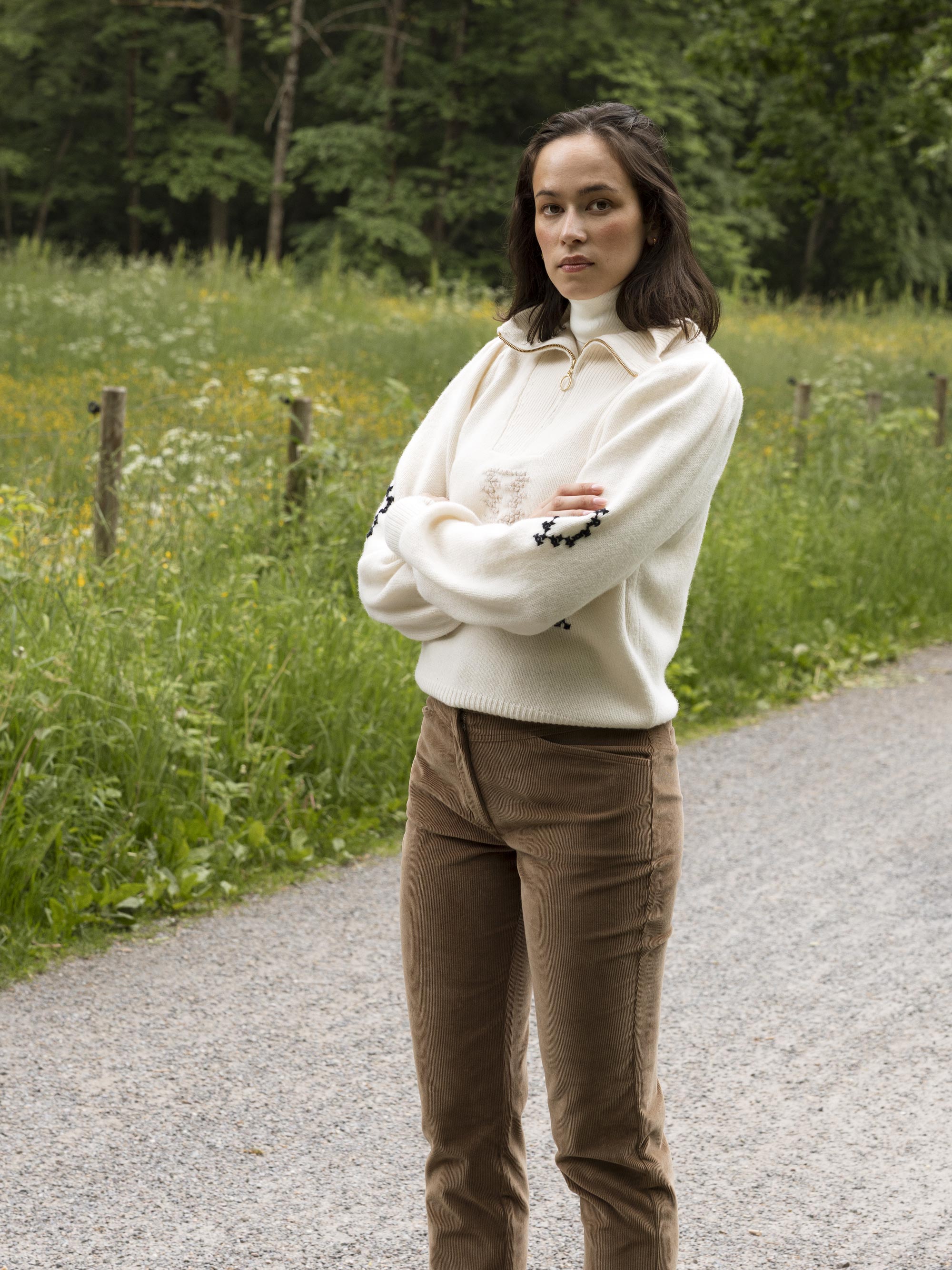 Kolla Knitted Sweater Snow White