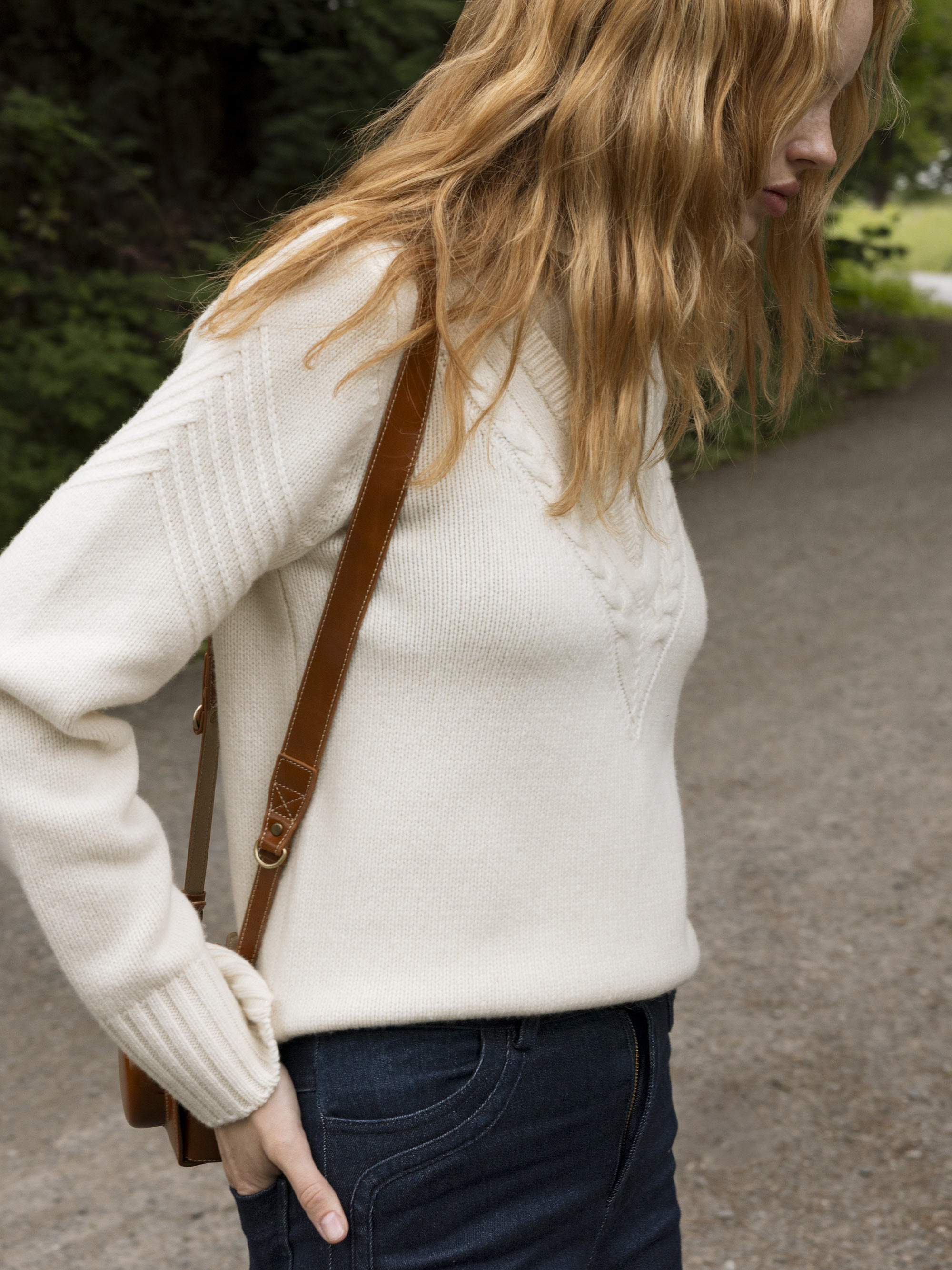 Skaget Knitted Sweater Woman Snow White