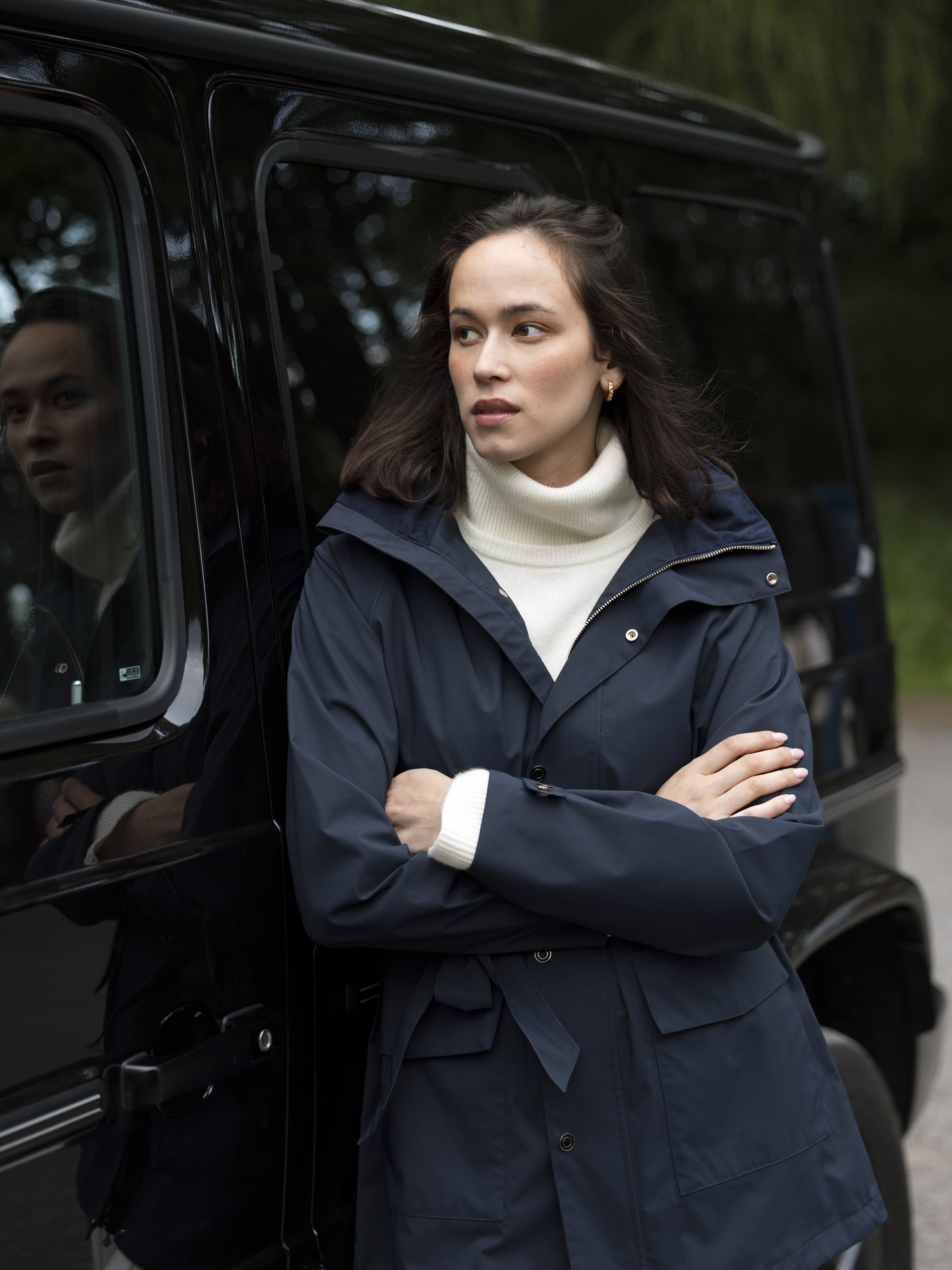 Askøy Rain Jacket Dark Blue