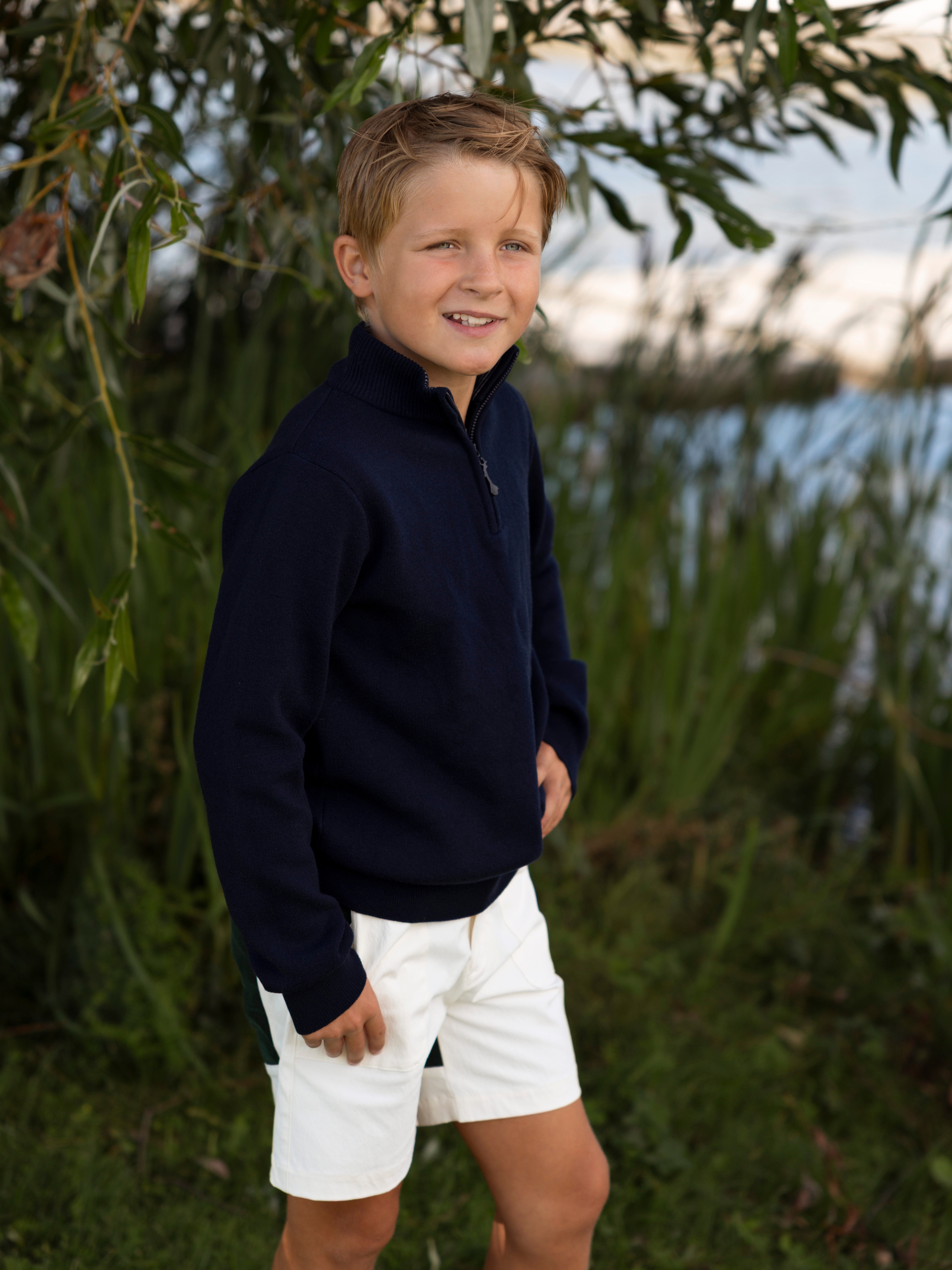 Tydal Half-zip Ullgenser Dark Blue