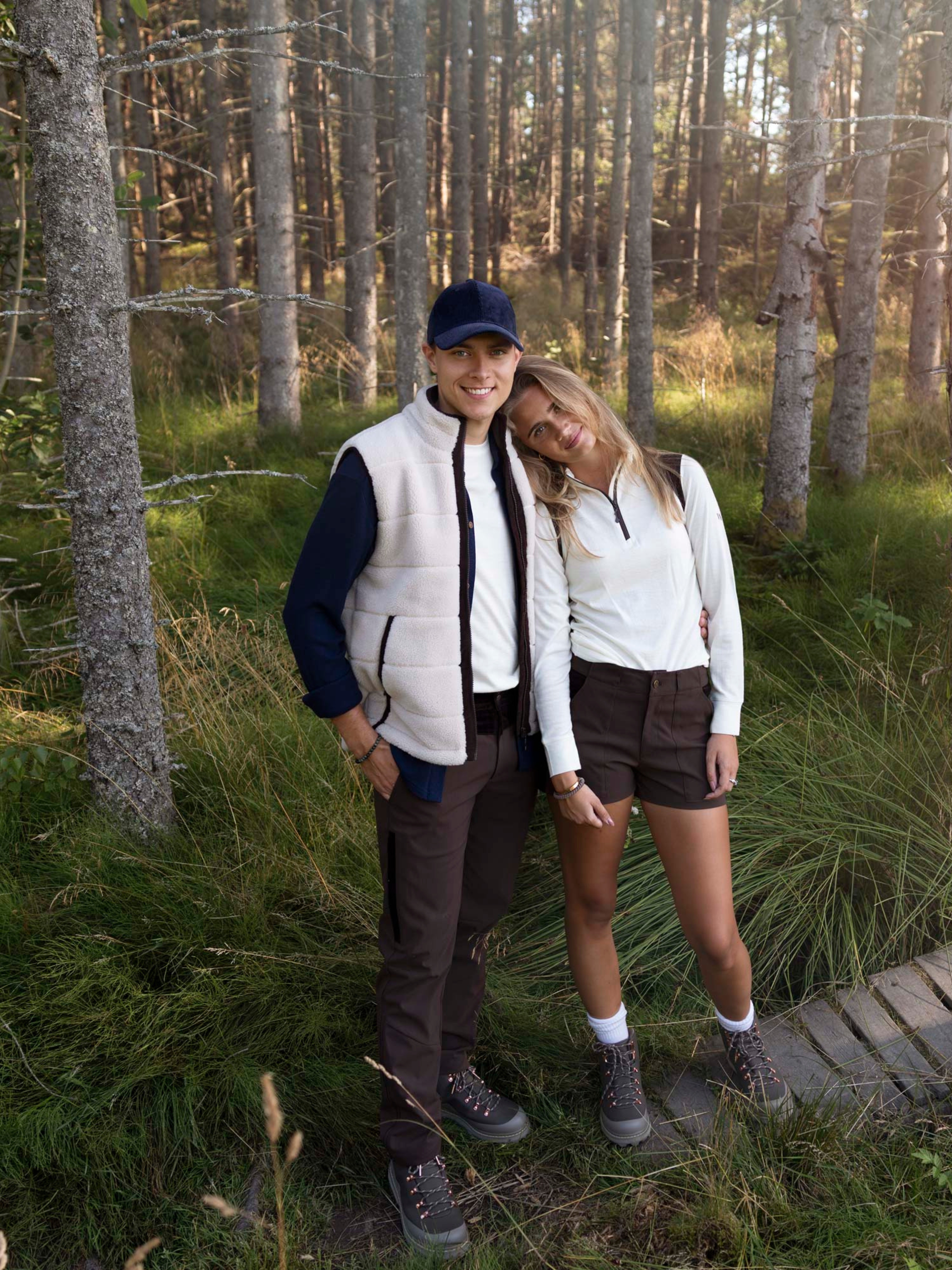 Nusfjord Fleece Vest  Sheep With Brown