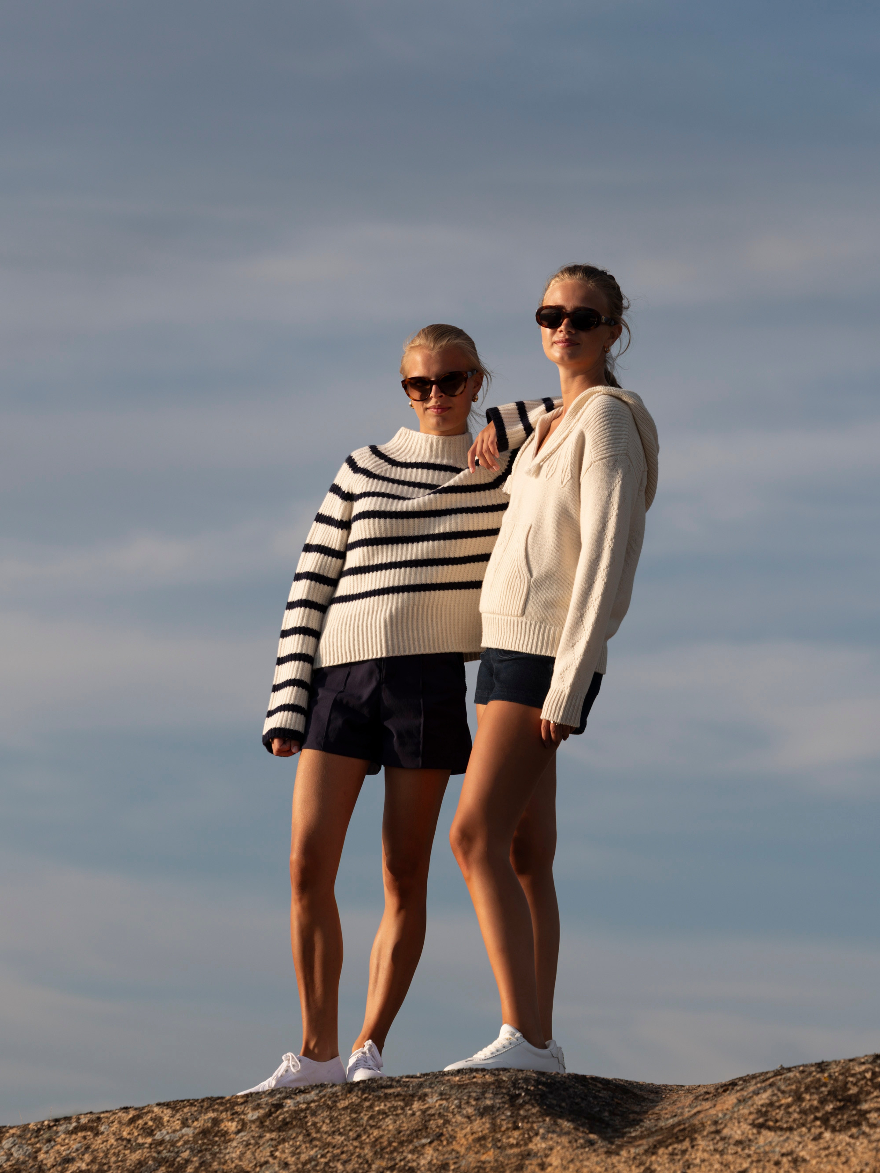 Kråkerøy Knitted Sweater Woman Dark Blue