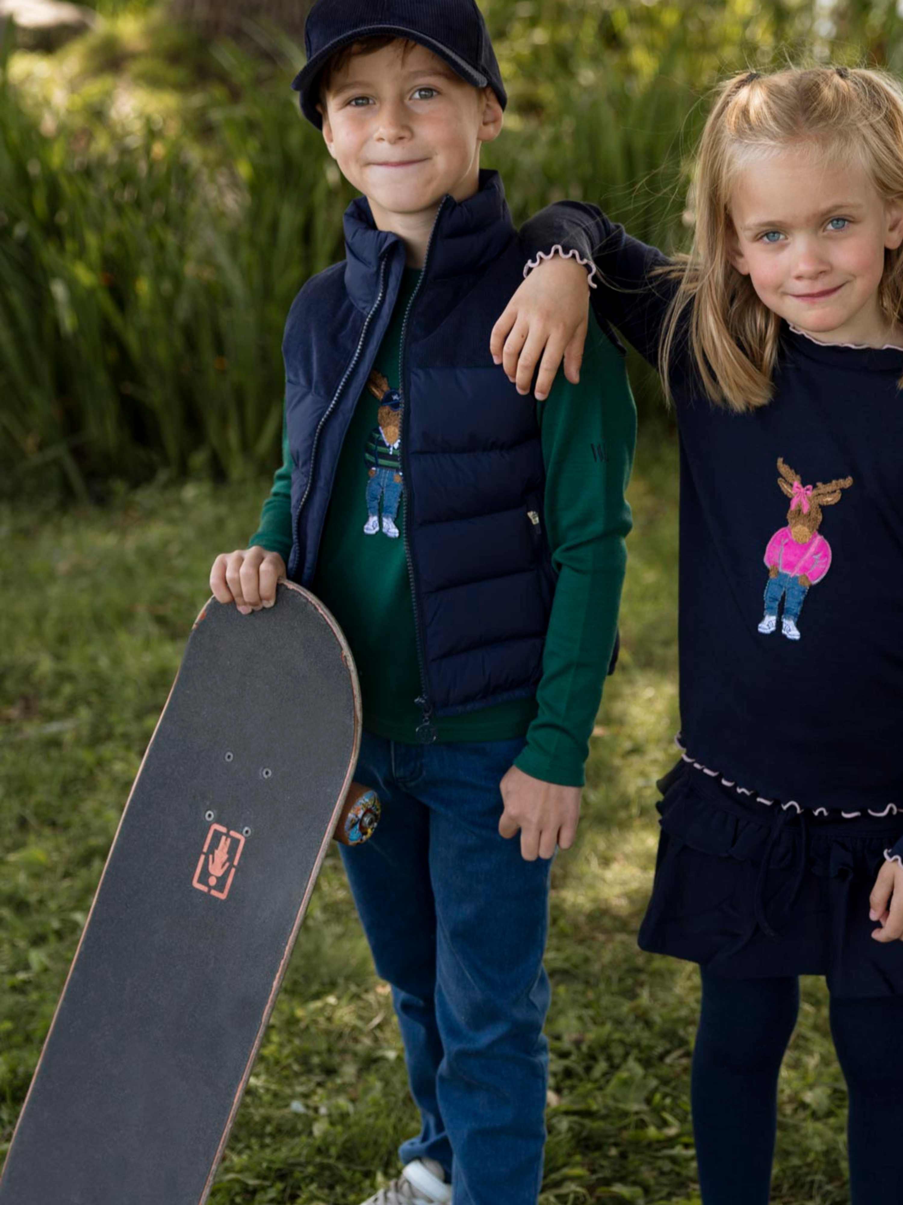 Harpefossen Merino Sweater Pine Green