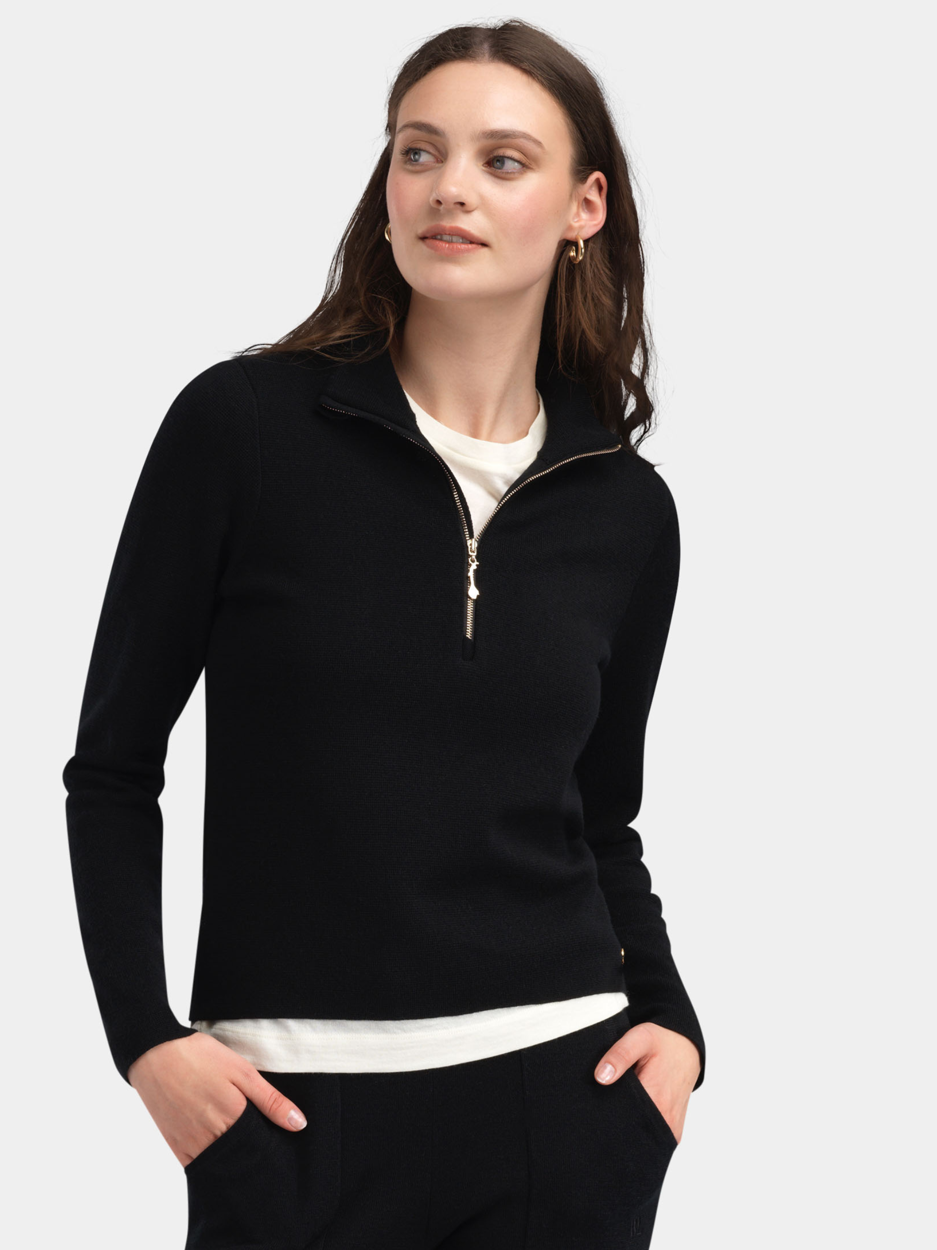 Himmeltinden Knitted Top  Black