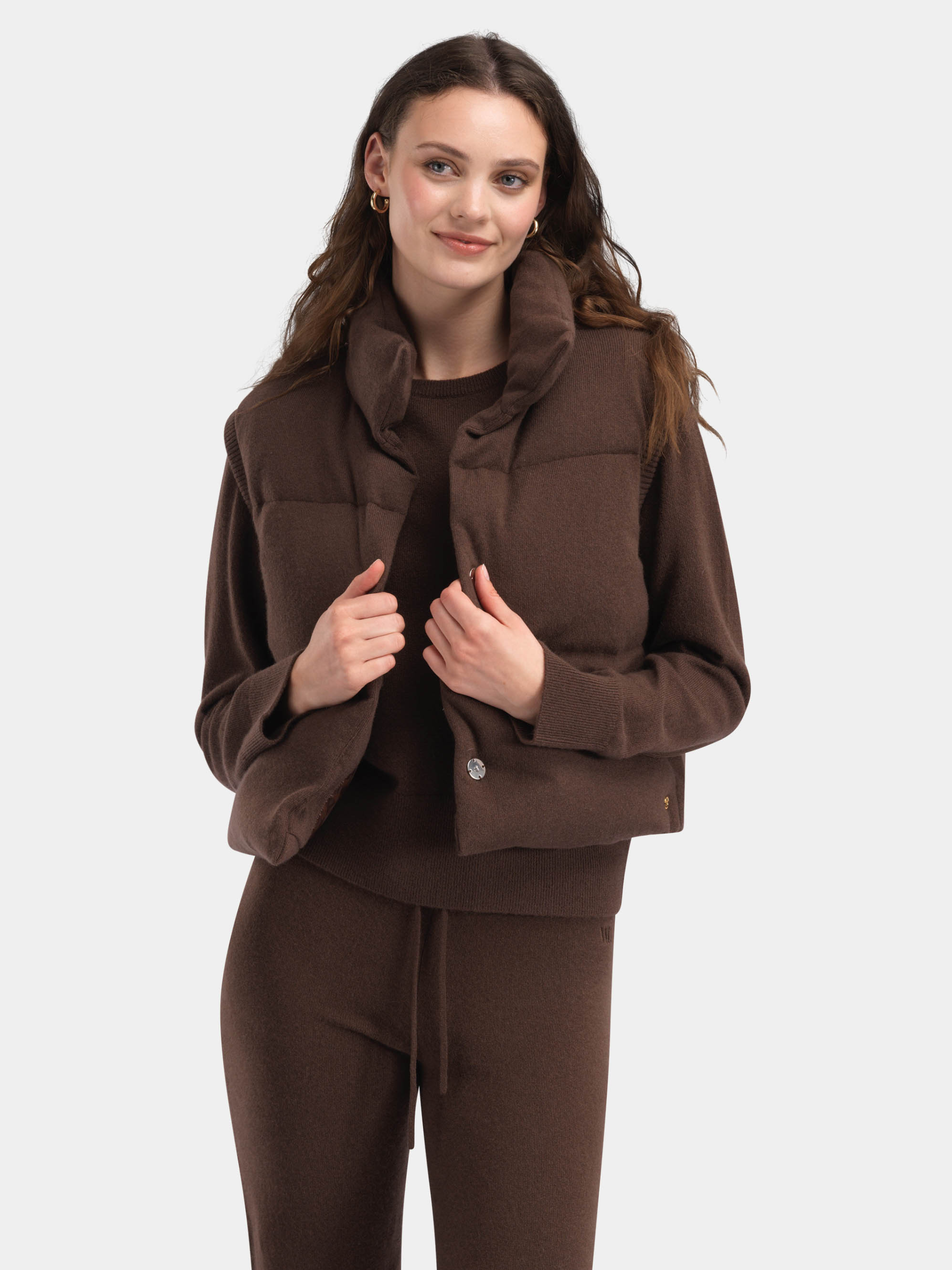 Loftet Cashmere Vest Coffee