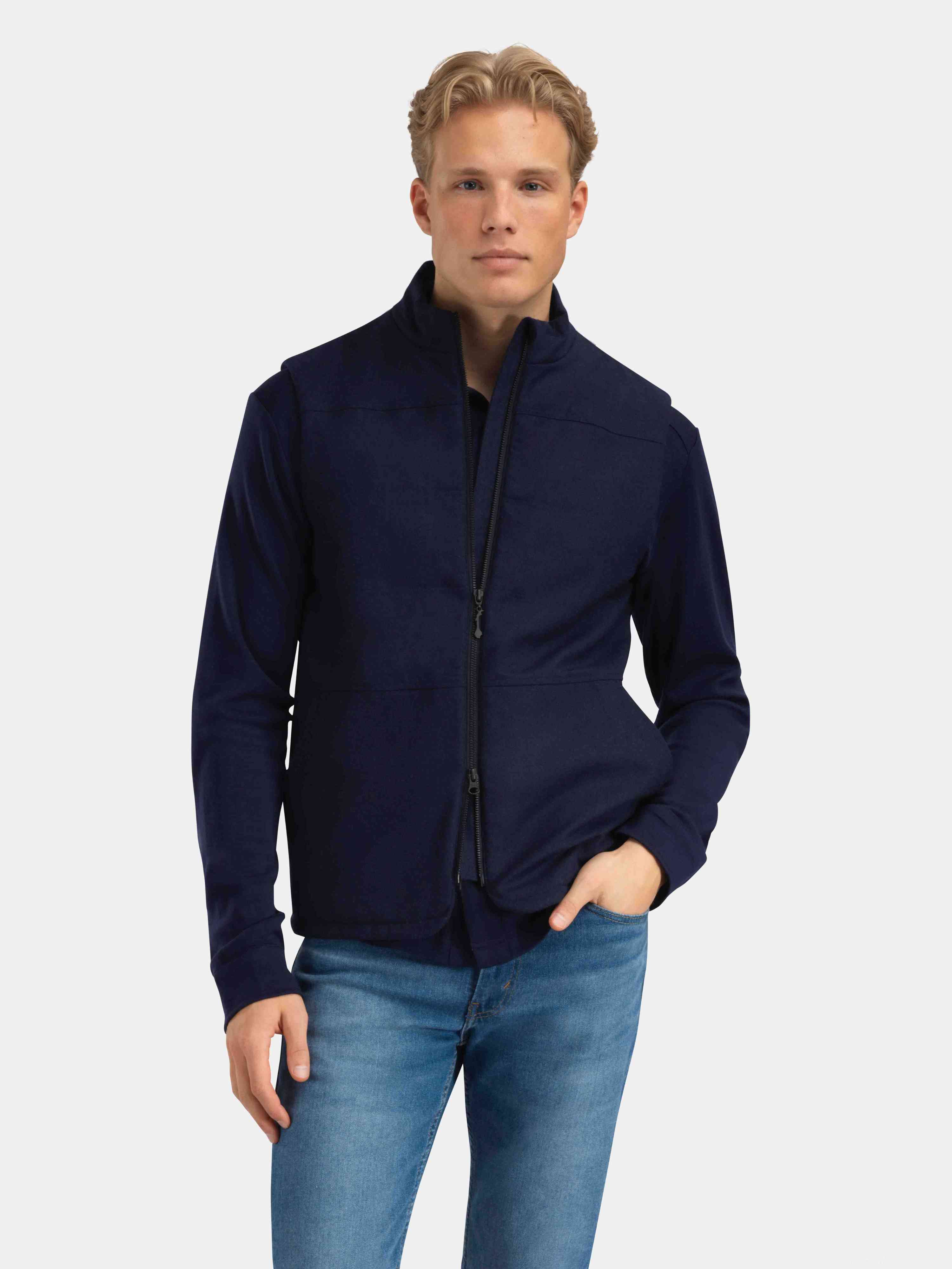 Dovrefjell Ullvest Dark Blue